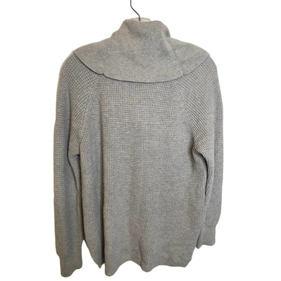 Michael Michael Kors women's sweater, chunky waffle knit, Gray size L - Picture 2 of 7